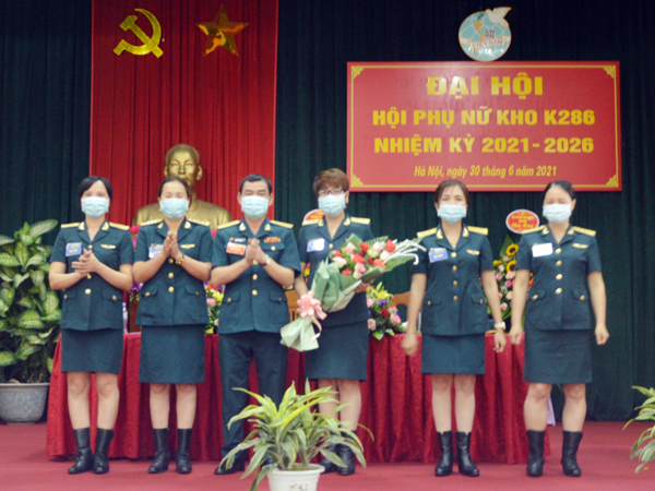 Hội Phụ nữ Kho K286 tổ chức Đại hội nhiệm kỳ 2021-2026