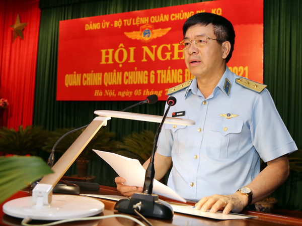 Quân chủng Phòng không - Không quân tổ chức Hội nghị Quân chính 6 tháng đầu năm 2021