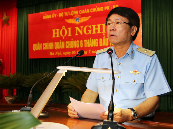 Quân chủng Phòng không - Không quân tổ chức Hội nghị Quân chính 6 tháng đầu năm 2021