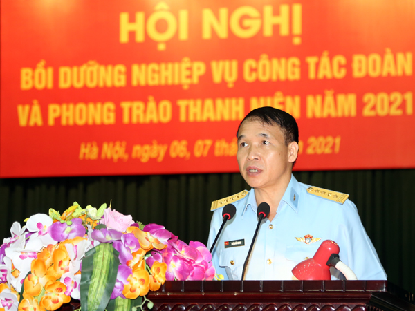 Quân chủng Phòng không - Không quân bồi dưỡng nghiệp vụ công tác Đoàn và phong trào thanh niên năm 2021
