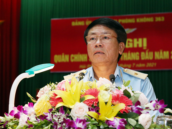 Sư đoàn 363 tổ chức Hội nghị Quân chính 6 tháng đầu năm 2021