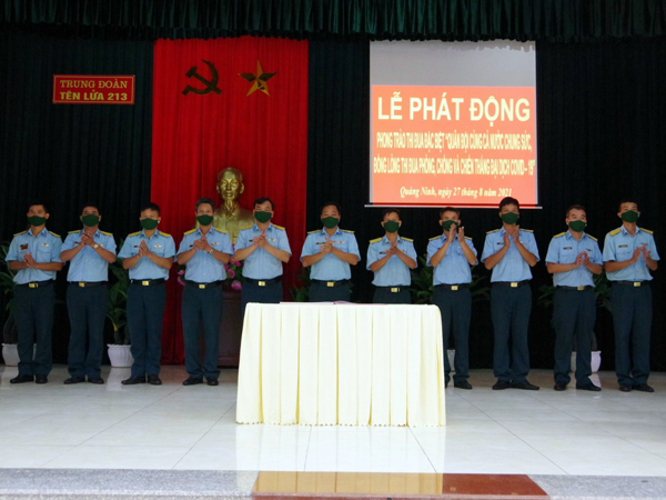 Các đơn vị trong Quân chủng Phòng không-Không quân phát động Phong trào thi đua đặc biệt “Quân đội cùng cả nước chung sức, đồng lòng thi đua phòng, chống và chiến thắng đại dịch COVID-19”