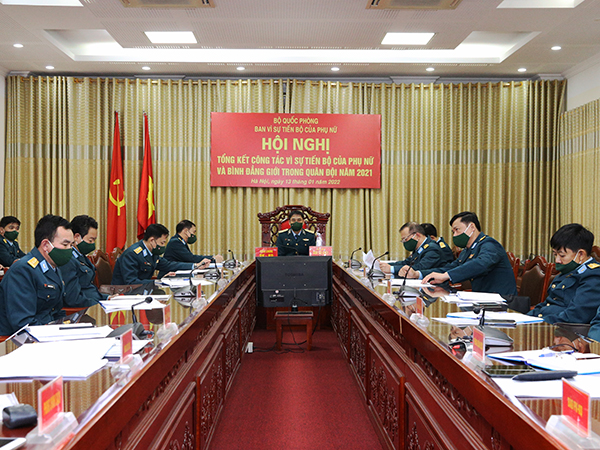 Tổng kết công tác vì sự tiến bộ của phụ nữ và bình đẳng giới trong Quân đội năm 2021