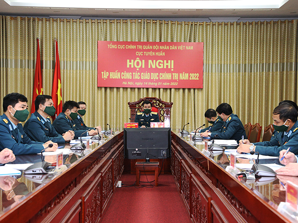 Cục Tuyên huấn tổ chức Hội nghị tập huấn công tác giáo dục chính trị năm 2022