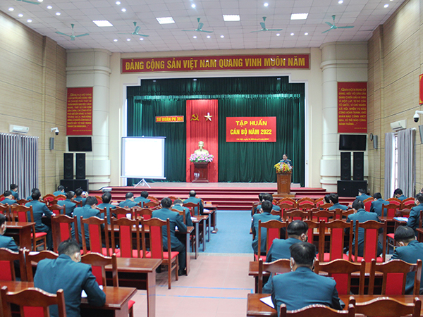 Sư đoàn 361 tập huấn cán bộ năm 2022