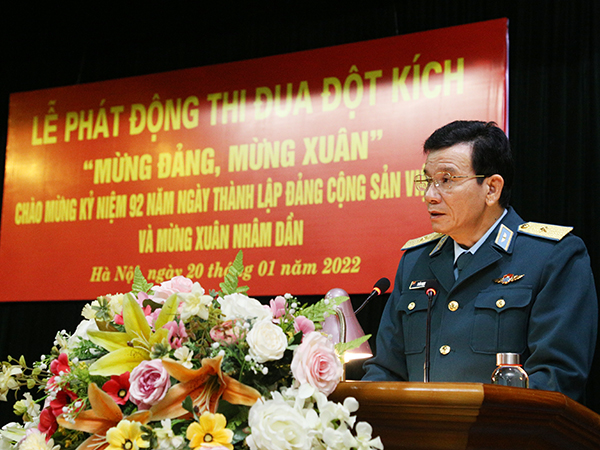 Cục Chính trị Phòng không - Không quân phát động đợt thi đua đột kích “Mừng Đảng, mừng Xuân”