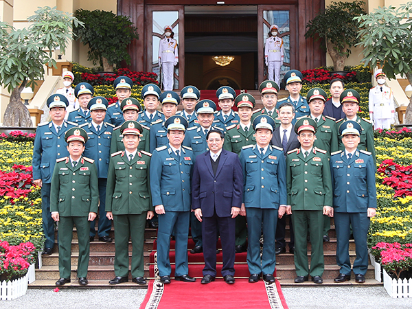 Thủ tướng Chính phủ Phạm Minh Chính thăm và làm việc tại Quân chủng Phòng không-Không quân