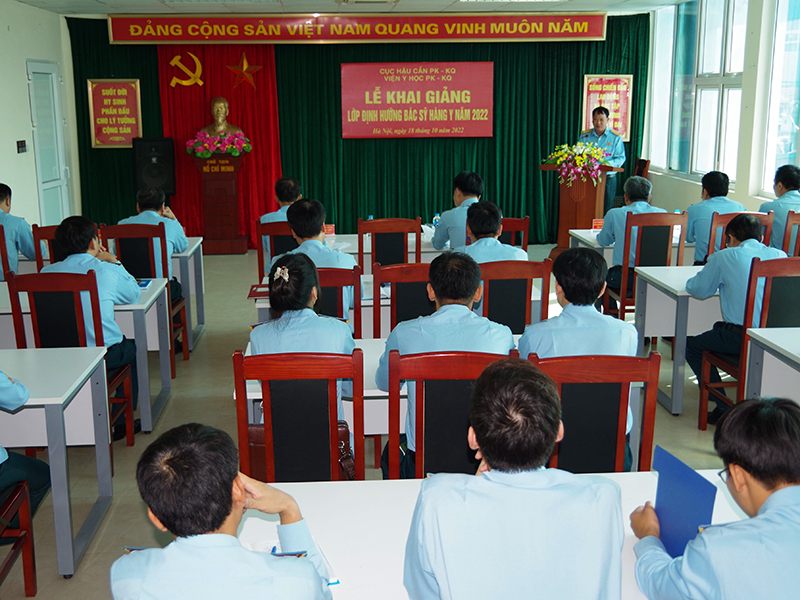 Viện Y học PK-KQ khai giảng lớp tập huấn định hướng bác sĩ hàng y năm 2022