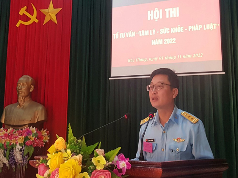 Trung đoàn 228 tổ chức Hội thi Tổ tư vấn “Tâm lý - Sức khỏe -Pháp luật”