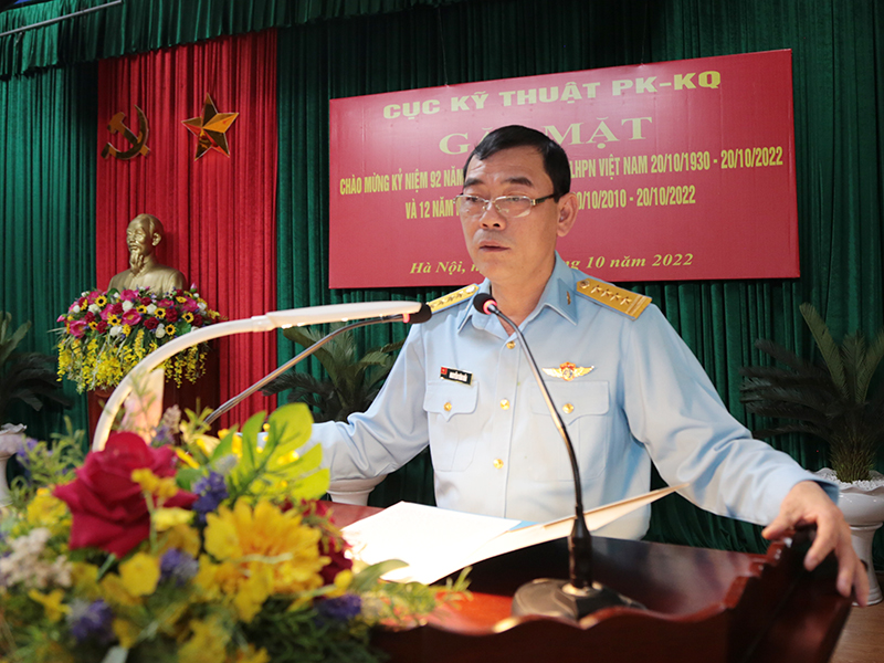 Các cơ quan, đơn vị trong Quân chủng PK-KQ gặp mặt nhân kỷ niệm 92 năm Ngày thành lập Hội Liên hiệp Phụ nữ Việt Nam