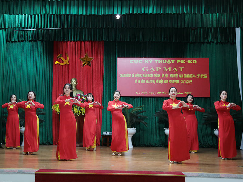 Các cơ quan, đơn vị trong Quân chủng PK-KQ gặp mặt nhân kỷ niệm 92 năm Ngày thành lập Hội Liên hiệp Phụ nữ Việt Nam
