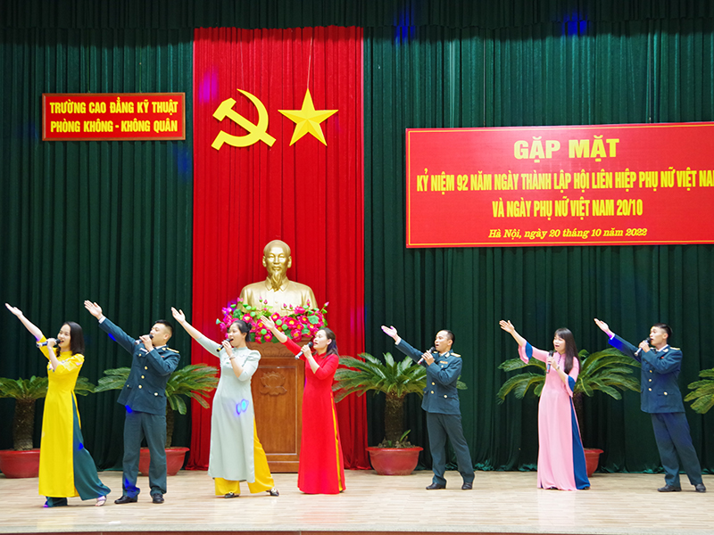 Các cơ quan, đơn vị trong Quân chủng PK-KQ gặp mặt nhân kỷ niệm 92 năm Ngày thành lập Hội Liên hiệp Phụ nữ Việt Nam