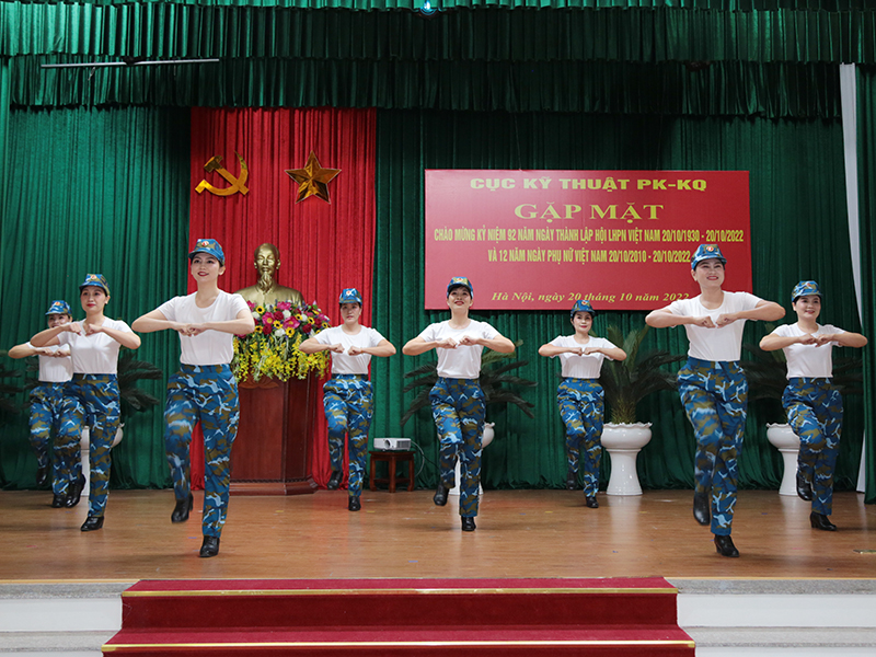 Các cơ quan, đơn vị trong Quân chủng PK-KQ gặp mặt nhân kỷ niệm 92 năm Ngày thành lập Hội Liên hiệp Phụ nữ Việt Nam