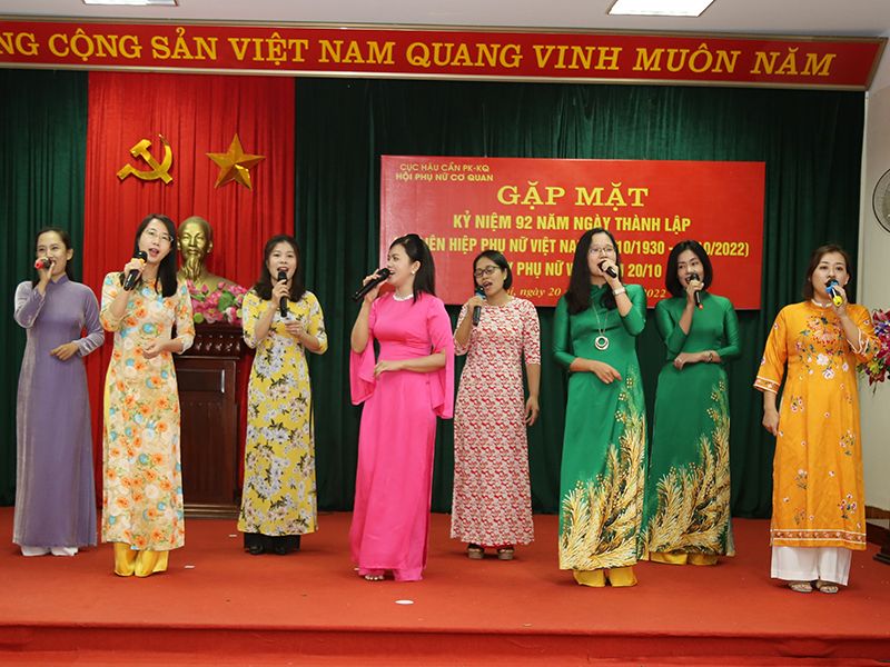 Các cơ quan, đơn vị trong Quân chủng PK-KQ gặp mặt nhân kỷ niệm 92 năm Ngày thành lập Hội Liên hiệp Phụ nữ Việt Nam
