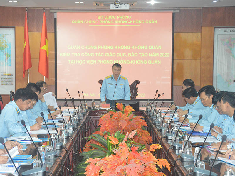 Quân chủng kiểm tra Học viện Phòng không-Không quân