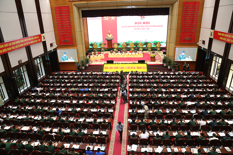 Đoàn đại biểu Quân chủng PK-KQ tham dự Đại hội Đoàn TNCS Hồ Chí Minh Quân đội lần thứ X (2022 - 2027)