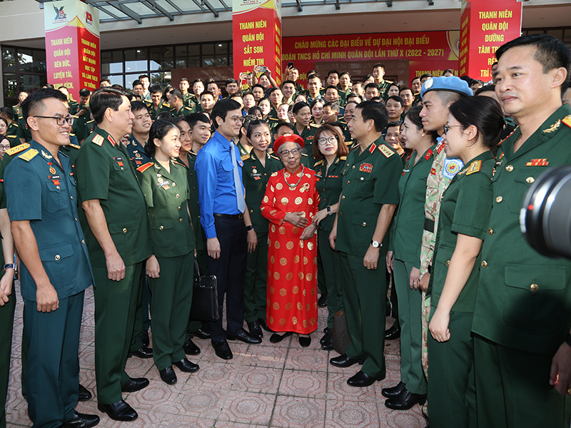 Đoàn đại biểu Quân chủng PK-KQ tham dự Đại hội Đoàn TNCS Hồ Chí Minh Quân đội lần thứ X (2022 - 2027)