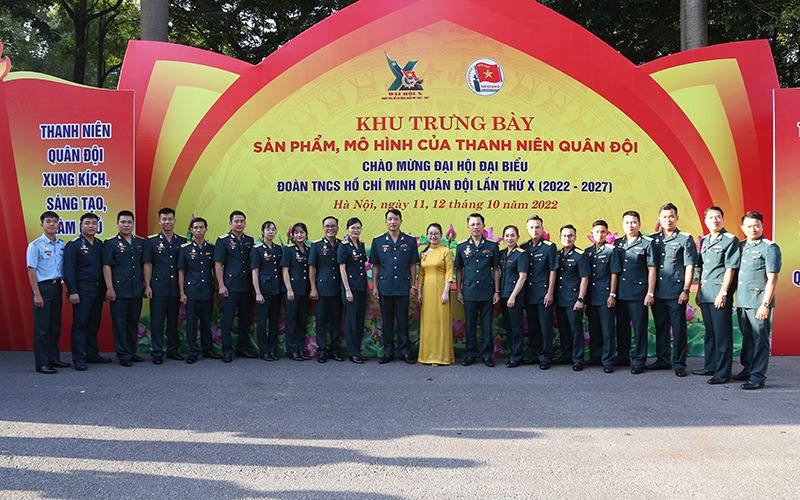 Đoàn đại biểu Quân chủng PK-KQ tham dự Đại hội Đoàn TNCS Hồ Chí Minh Quân đội lần thứ X (2022 - 2027)