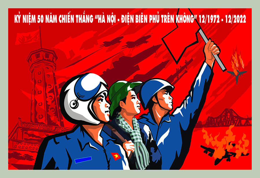 Mời bạn đọc tham gia bình chọn tác phẩm mỹ thuật, nhiếp ảnh về chủ đề 50 năm Chiến thắng “Hà Nội - Điện Biên Phủ trên không”