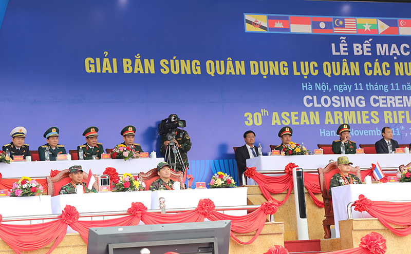 Bế mạc Giải Bắn súng quân dụng Lục quân các nước ASEAN lần thứ 30