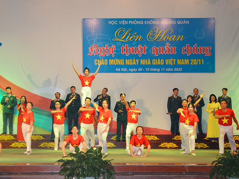 Học viện Phòng không-Không quân tổ chức Liên hoan nghệ thuật quần chúng năm 2022