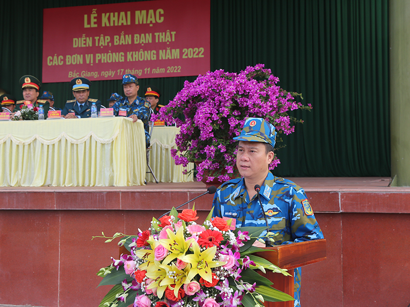Quân chủng Phòng không - Không quân Diễn tập, bắn đạn thật các lực lượng phòng không năm 2022