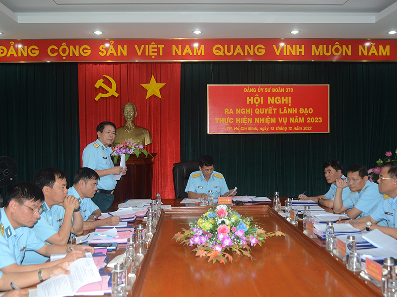 Các đảng ủy trực thuộc Đảng bộ Quân chủng Phòng không - Không quân ra Nghị quyết lãnh đạo thực hiện nhiệm vụ năm 2023