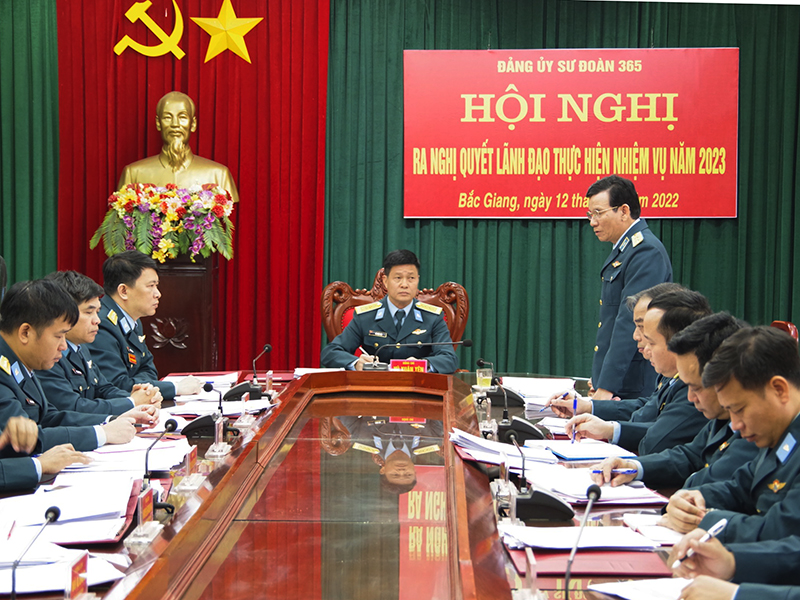 Các đảng ủy trực thuộc Đảng bộ Quân chủng Phòng không - Không quân ra Nghị quyết lãnh đạo thực hiện nhiệm vụ năm 2023