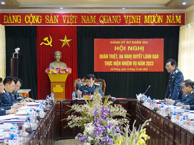 Các đảng ủy trực thuộc Đảng bộ Quân chủng Phòng không - Không quân ra Nghị quyết lãnh đạo thực hiện nhiệm vụ năm 2023