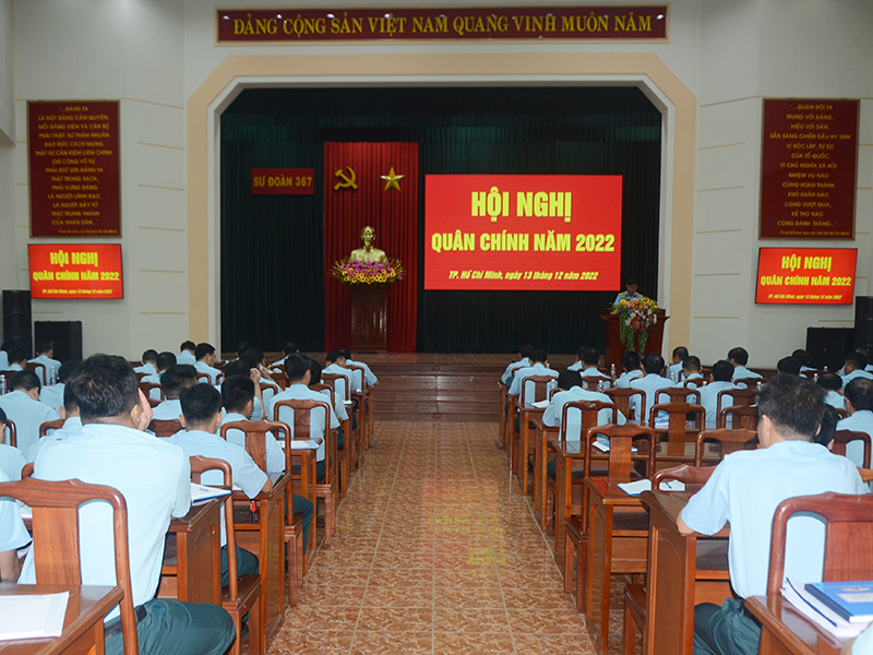 Sư đoàn 367 tổ chức Hội nghị quân chính năm 2022