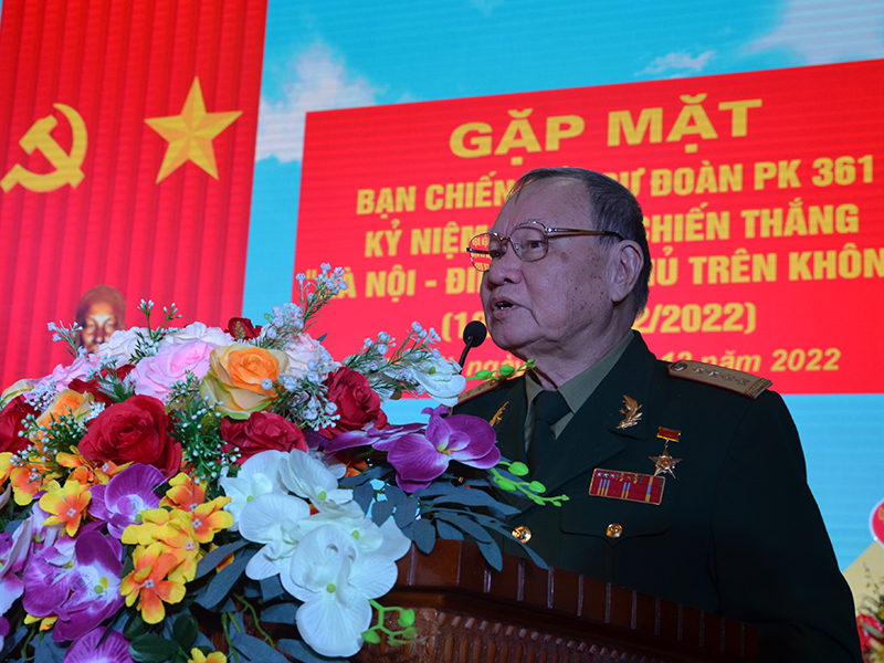 Gặp mặt bạn chiến đấu Sư đoàn Phòng không 361 kỷ niệm 50 năm chiến thắng “Hà Nội - Điện Biên Phủ trên không”