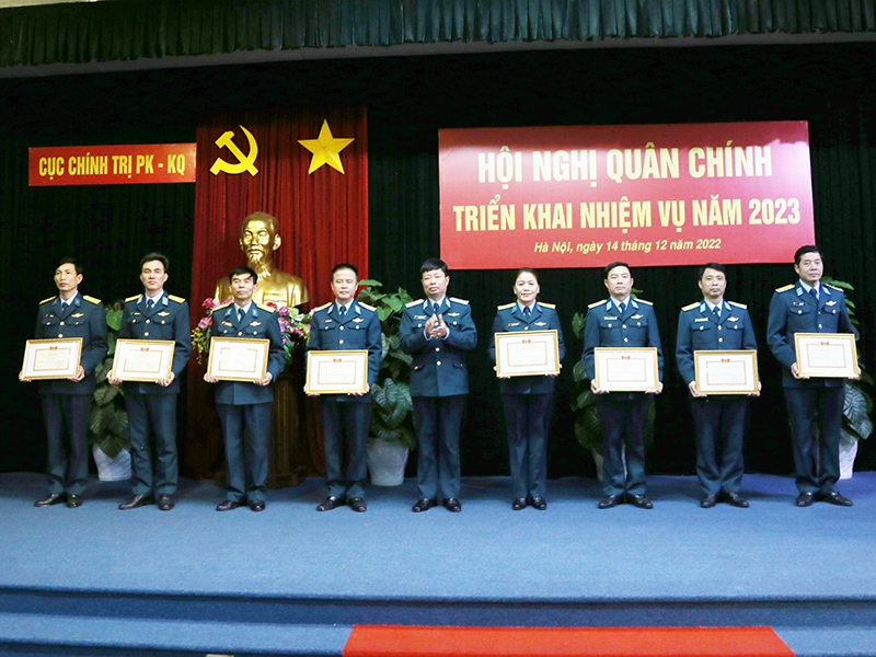 Các cơ quan, đơn vị trong Quân chủng Phòng không - Không quân tổ chức Hội nghị quân chính năm 2022