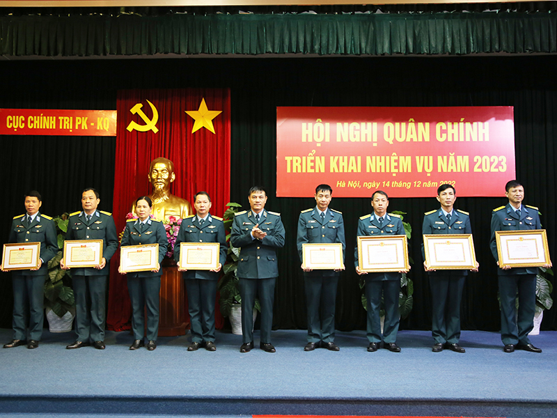 Các cơ quan, đơn vị trong Quân chủng Phòng không - Không quân tổ chức Hội nghị quân chính năm 2022