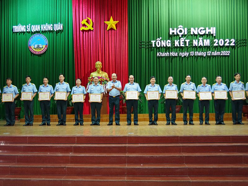 Các cơ quan, đơn vị trong Quân chủng Phòng không - Không quân tổ chức Hội nghị quân chính năm 2022