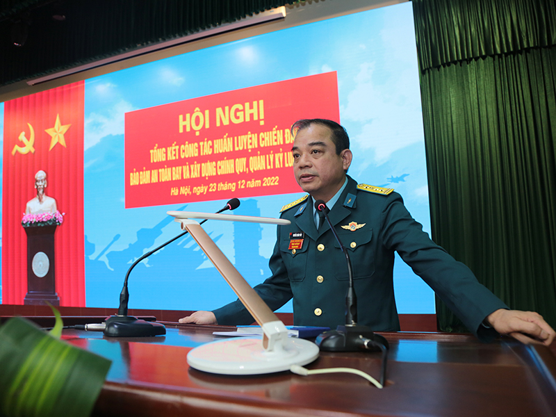 Quân chủng Phòng không - Không quân tổng kết công tác huấn luyện chiến đấu, bảo đảm an toàn bay năm 2022