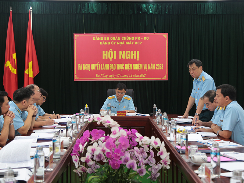 Các đảng ủy trực thuộc Đảng bộ Quân chủng Phòng không - Không quân ra Nghị quyết lãnh đạo thực hiện nhiệm vụ năm 2023