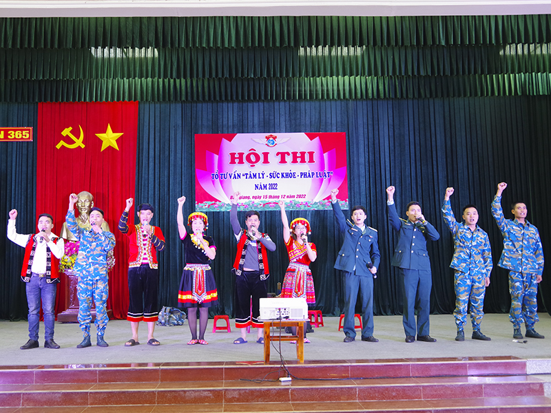 Sư đoàn 365 tổ chức Hội thi Tổ tư vấn “Tâm lý, sức khỏe, pháp luật” năm 2022