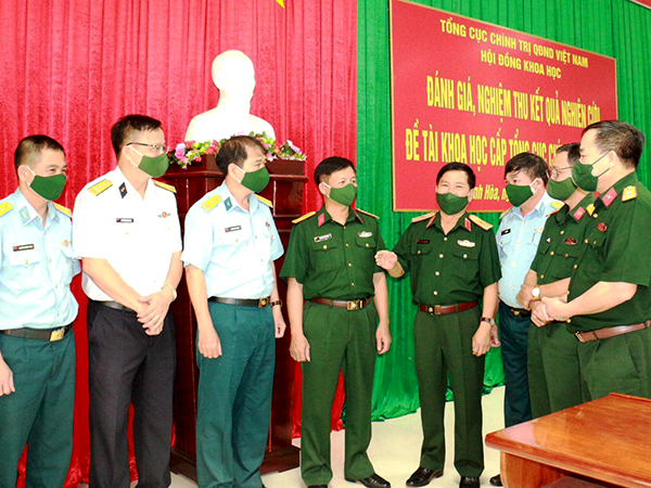 Tổng cục Chính trị nghiệm thu Đề tài nghiên cứu khoa học của Trường Sĩ quan Không quân