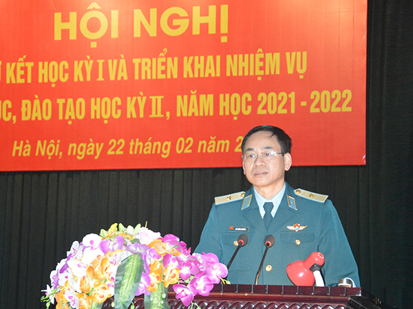 Học viện Phòng không-Không quân sơ kết học kỳ I và triển khai nhiệm vụ học kỳ II năm học 2021-2022