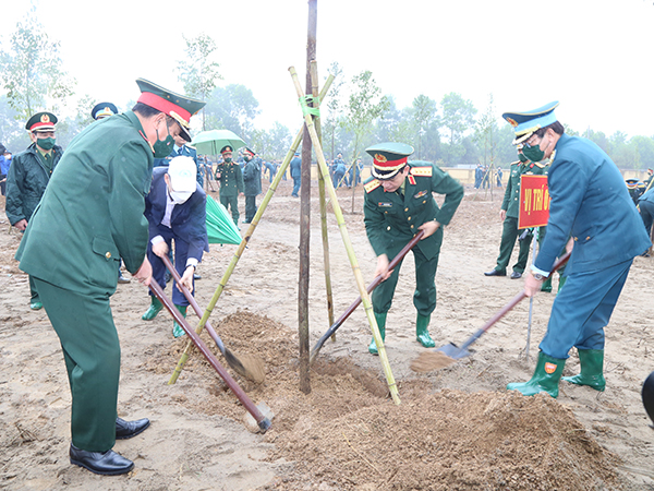 Bộ Quốc phòng tổ chức Lễ phát động Tết trồng cây năm 2022 hưởng ứng Chương trình trồng 1 tỷ cây xanh - Vì một Việt Nam xanh