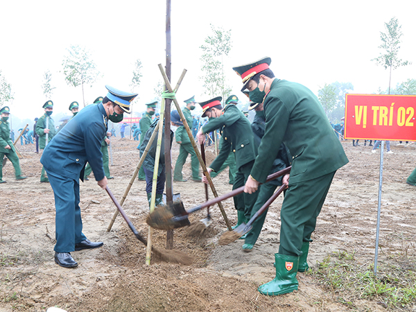 Bộ Quốc phòng tổ chức Lễ phát động Tết trồng cây năm 2022 hưởng ứng Chương trình trồng 1 tỷ cây xanh - Vì một Việt Nam xanh