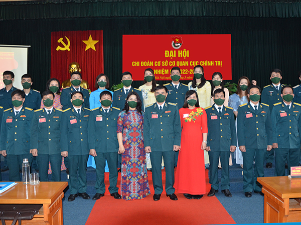 Chi đoàn cơ sở cơ quan Cục Chính trị Phòng không - Không quân tổ chức Đại hội nhiệm kỳ 2022 - 2024