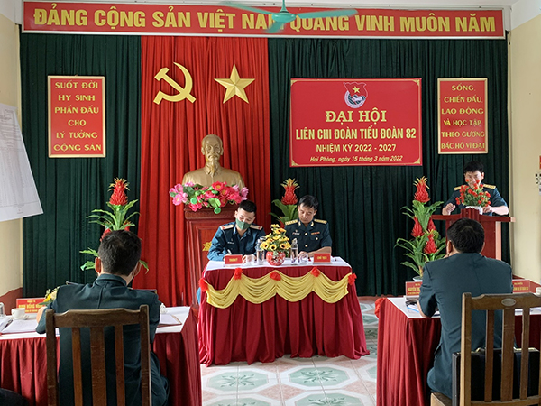 Liên Chi đoàn Tiểu đoàn 82 tổ chức thành công Đại hội nhiệm kỳ 2022-2027