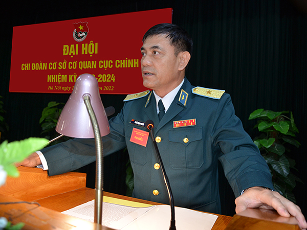 Chi đoàn cơ sở cơ quan Cục Chính trị Phòng không - Không quân tổ chức Đại hội nhiệm kỳ 2022 - 2024