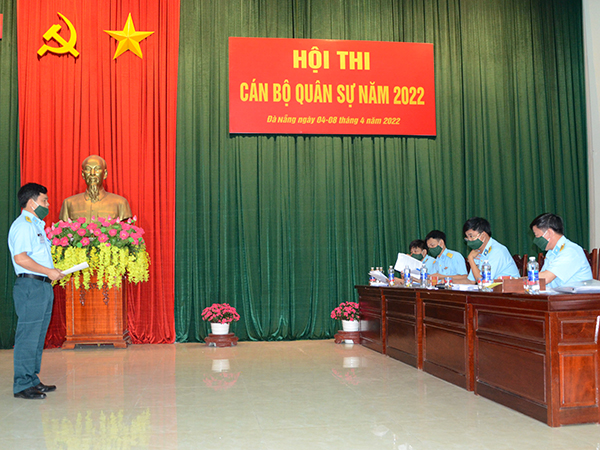 Sư đoàn 375 khai mạc Hội thi Cán bộ quân sự năm 2022
