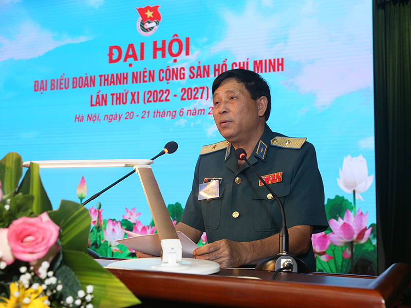 Bộ Tham mưu Quân chủng PK-KQ tổ chức Đại hội đại biểu Đoàn TNCS Hồ Chí Minh giai đoạn 2022-2027