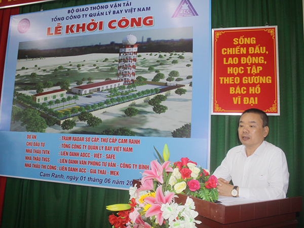 Khởi công xây dựng công trình “Trạm Ra đa sơ cấp, thứ cấp Cam Ranh”