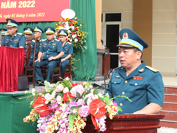 Các đơn vị trong Quân chủng Phòng không - Không quân tổ chức tuyên thệ chiến sĩ mới năm 2022