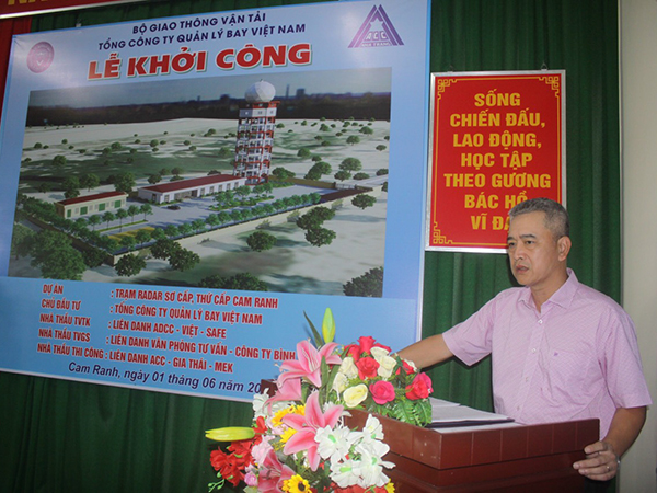 Khởi công xây dựng công trình “Trạm Ra đa sơ cấp, thứ cấp Cam Ranh”