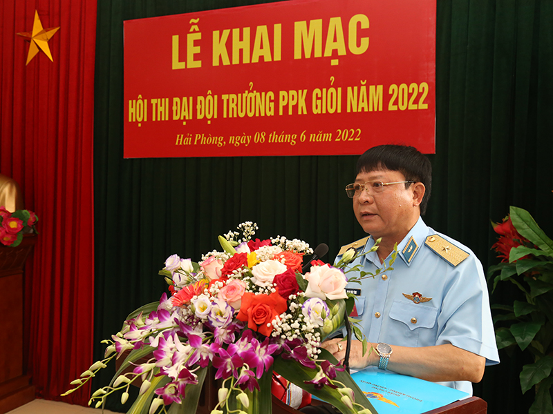 Quân chủng Phòng không-Không quân khai mạc Hội thi đại đội trưởng pháo phòng không giỏi năm 2022